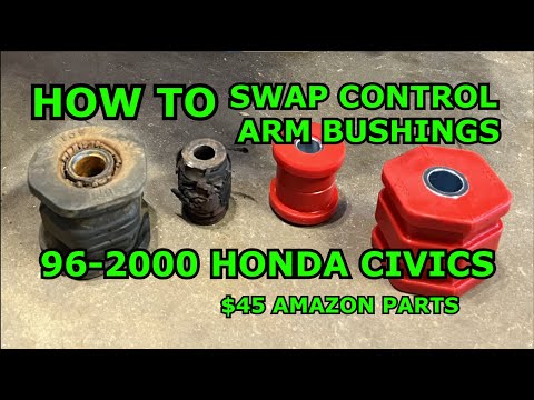 96-00 Civic Lower Control Arm Bushing Replacement