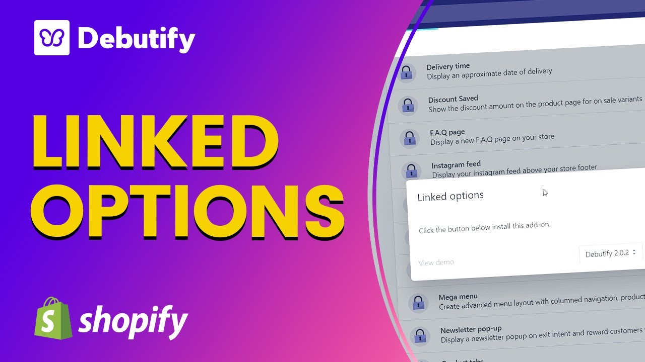 Linked options