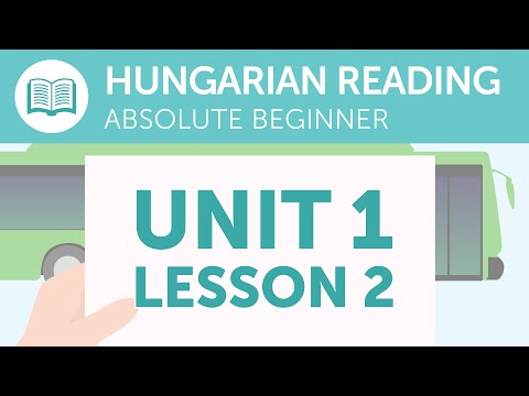 Hungarian Reading Practice for Absolute Beginners - Reading Your Bus Ticket