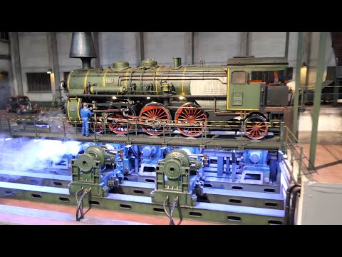 Rygby-Lok-Prüfstation in 1:32 von Rimkov - Internationales Spur 1-Treffen Sinsheim - Interview