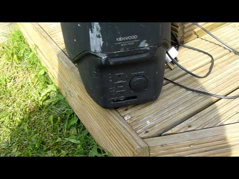 kenwood sw-700 powered home sub base stereo woofer