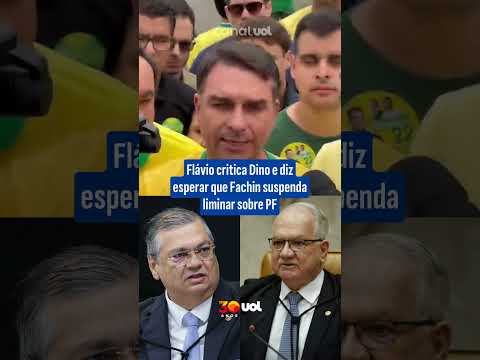 Flávio Bolsonaro diz que Dino ‘defende Lula’ e cobra Fachin por liminar de Andrei Rodrigues