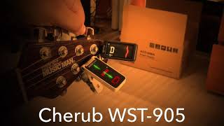 Video thumbnail for Cherub WST-905 vs TC Polytune Clip comparison by MonkCustom