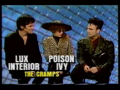 The Cramps interview & Bikini Girls with Machine Guns MTV 120 Minutes with Dave Kendall (1990.06.24)