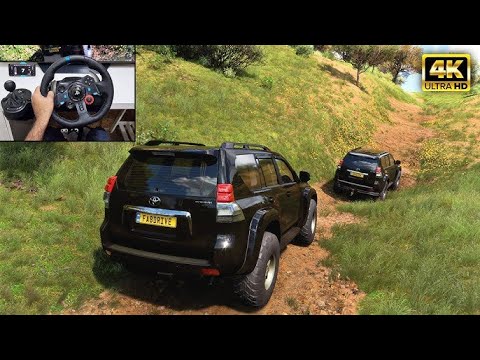 Toyota Land Cruiser Prado (547hp) | Offroading | Forza Horizon 5 | Logitech g29 gameplay