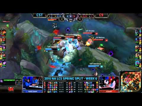 NA LCS Spring 2015 Highlights : Team Coast vs Cloud 9 (W6D1)