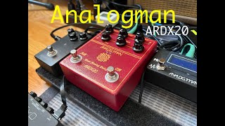 Video thumbnail for Analogman ARDX20- Dual Analog Delay “Big Chewy Repeats!” by Aaron Cowan