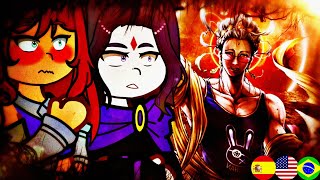 🇺🇸/🇪🇸/🇧🇷 Teen Titans Go React to Robin As Buda – Gacha React
