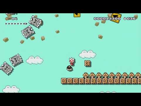 Hold ↑ and don't move! 6K stars! by ★♪Spark2♪★ - Super Mario Maker - No Commentary 1bn