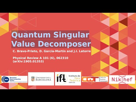 Quantum SingularValue Decomposer, Diego García-Martín, #QRST.