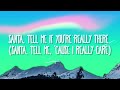 Ariana Grande Santa Tell Me Lyrics Video One Hour Loop