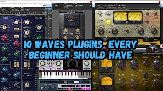 10 Waves Plugins Every Beginner Should Have/ Pro Tools Intro Template