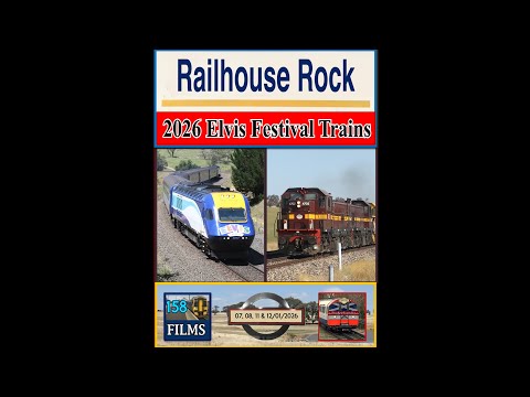 158F: Railhouse Rock - 2026 Elvis Festival Trains (07-12/01/26)