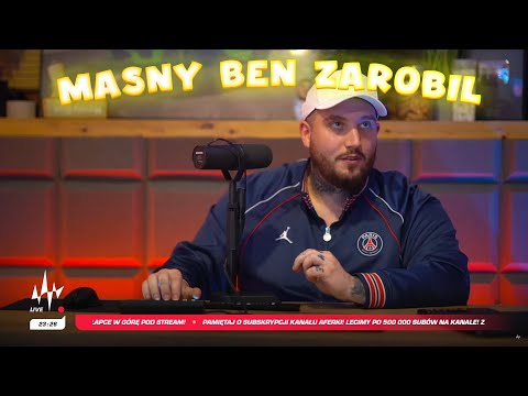 BOXDEL MÓWI ILE ZAROBIŁ MASNY BEN Z 100 KONCERTÓW