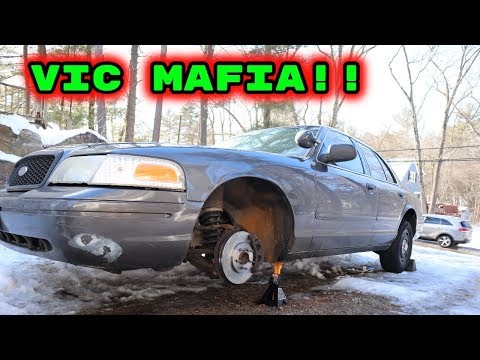 FORD CROWN VIC BRAKE PAD AND ROTOR REPLACEMENT!