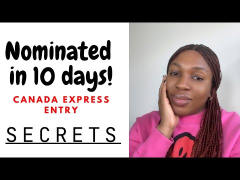 I GOT NOMINATED JUST 10 DAYS AFTER CREATING MY 🇨🇦 EXPRESS ENTRY PROFILE, I’LL SHOW YOU HOW I DID IT!