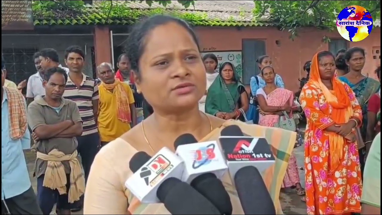 बलानी में नीजी कंपनी द्वारा भूमि अधिग्रहण का विरोध 