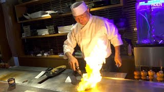 Teppanyaki in Tokyo - Wagyu Steak & Canadian Lobster