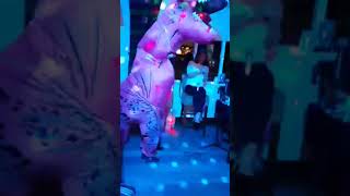 Rexxy at Karaoke singing T-Rex&#39;s Ride a white swan