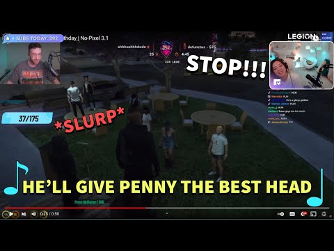 Fuslie Reacts To Randy Sings for Curtis' Birthday | Nopixel GTA RP