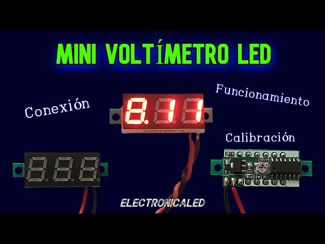 Vídeo relacionado con YIXISI 5 Piezas Mini Digital LED Voltímetro, Voltímetro de 0.28" 2.4V-30V DC con Protección de Polaridad Inversa y Medición Precisa de la Presión (Rojo)