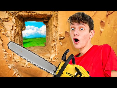 Distruggi 100 STRATI di CARTONE per VINCERE 1000€!!