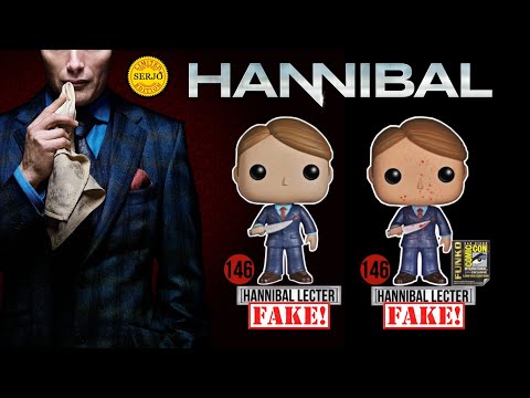Comparisons of all fakes by Funko POP! Hannibal!