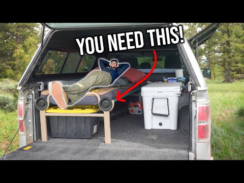 EASIEST Truck Camping Setup!