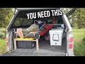 EASIEST Truck Camping Setup