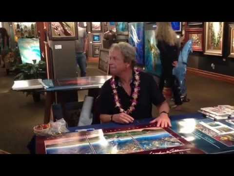 Art Night in Lahaina with Robert Lynn Nelson