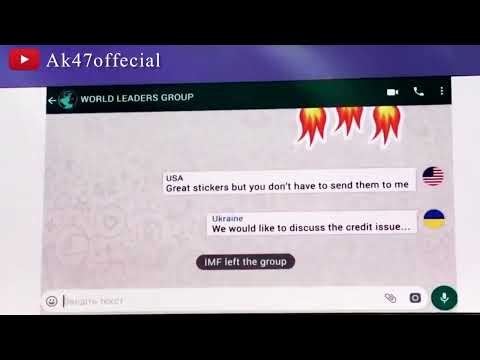 World Leaders WhatsApp Chat Group 😅😅 | WhatsApp Group Chat | Ukraine | USA | China | IMF | Memes 😅😅