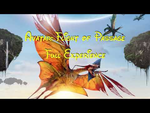 [4K] Avatar Flight Of Passage Ride Full Experience
