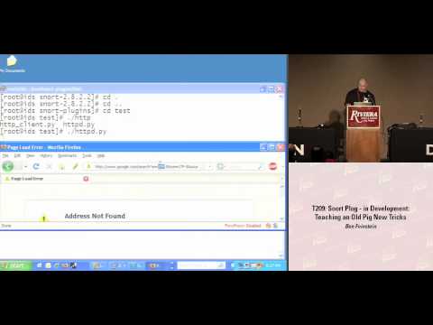 Thumbnail for DEF CON 16 - Ben Feinstein: Snort Plug-in Development: Teaching an Old Pig New Tricks