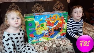 РАСПАКОВКА Игрушечного Паркинга WADER GARAGE