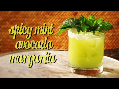 How To Make A Spicy Mint Avocado Margarita | Drinks Made Easy