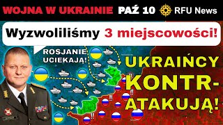 10 PAŹ: Ukraina Zniszczyła Rosyjską Operację Flankującą Dewastującym Kontr-Atakiem! | RFU News