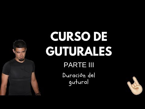 Curso de Guturales - Parte 3 - Duracion del gutural. Death Metal Voice