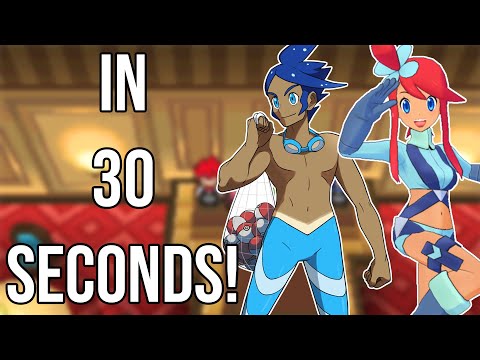 Every Unova Pokemon Gym Leader In 30 Seconds!