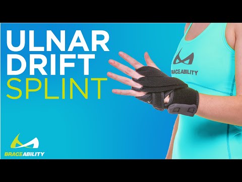 BraceAbility Ulnar Drift Splint | Crooked Finger Brace for Rheumatoid Arthritis