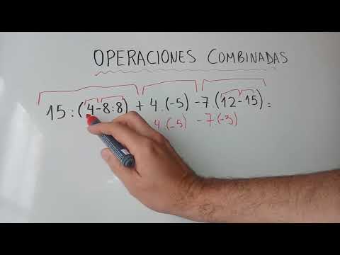 How to solve combined operations with parentheses