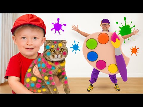 Color Chaos! Adam and Mom vs. The Living Palette