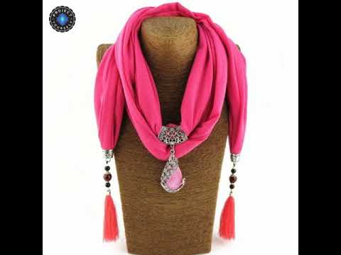 Enchanting Phoenix Stone Tasseled Scarf