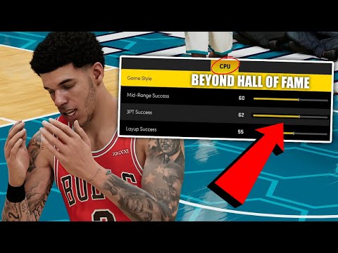 NBA 2K21 Lonzo Ball My Career Ep. 14 - NEW Sliders BEYOND Hall of Fame Difficulty...