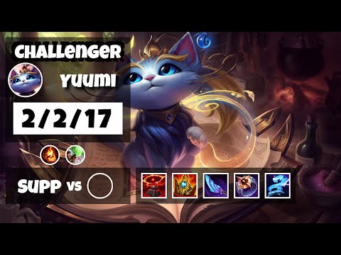 Yuumi Challenger Gameplay S11 Replay 11.17 Support (2/2/17) - TURKISH