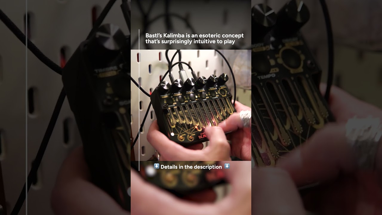 Bastl Kalimba is a pocket-sized 'acoustic' synthesizer with motion control &ndash; Sound demo - YouTube