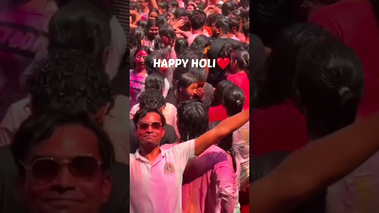 Holi celebration at Amity University Noida Campus 😍 #amitynoida #amityuniversity