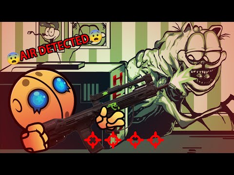 😂FNF The Great Punishment but Air Detected Vs Gorefield Cover - Geometry Dash 2.3 x Gorefield V2 MOD