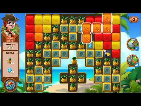 Lost Island Blast Adventure Level 1879 NO BOOSTERS - A S GAMING ✔️