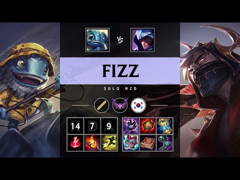 Fizz Mid vs Talon - KR Master Patch 25.21