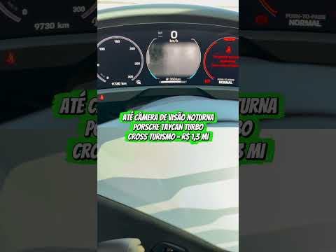 CÂMERA DE VISÃO NOTURNA! A tecnologia do Porsche Taycan Cross Turismo Turbo! 😱⚡️